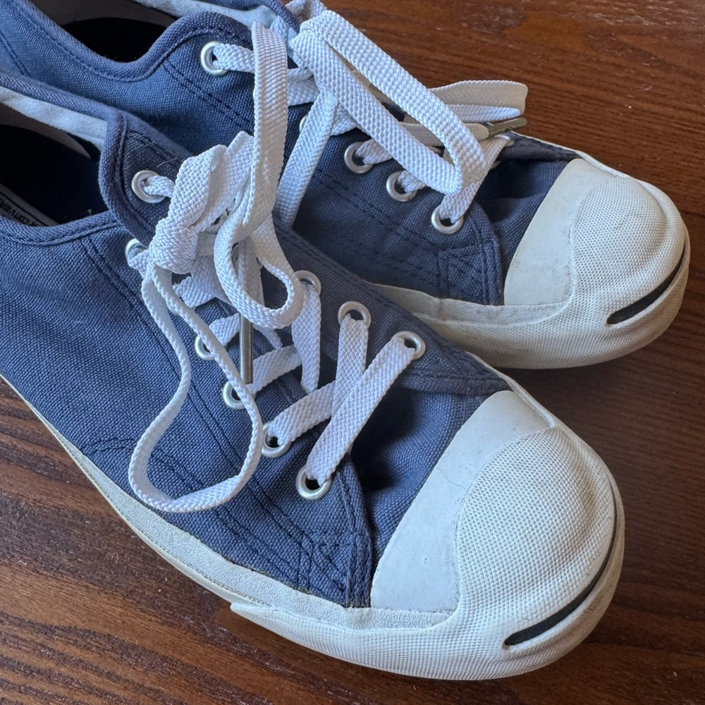 Converse Navy Blue Canvas Sneakers